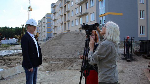 «Первый канал» показал сюжет о строительстве комплекса общежитий для студентов БФУ им. И. Канта